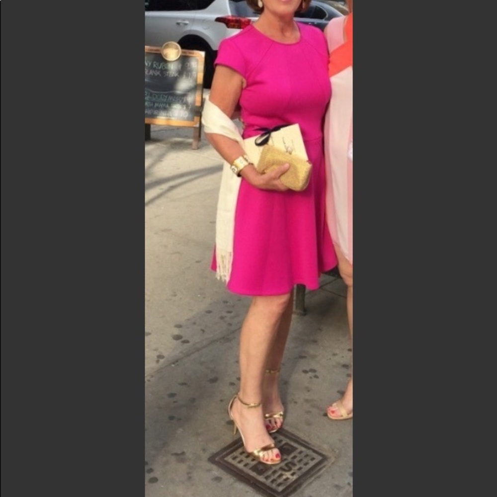Ted Baker Size 3 Hot Pink dress